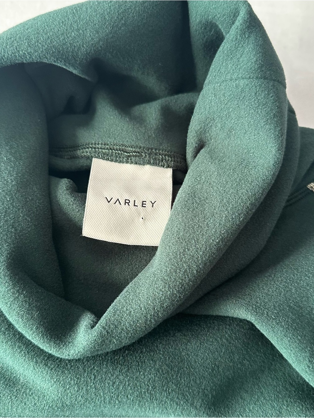 Varley Ariana High Neck Midlayer Pullover Forest Green XS - Picture 4 of 9